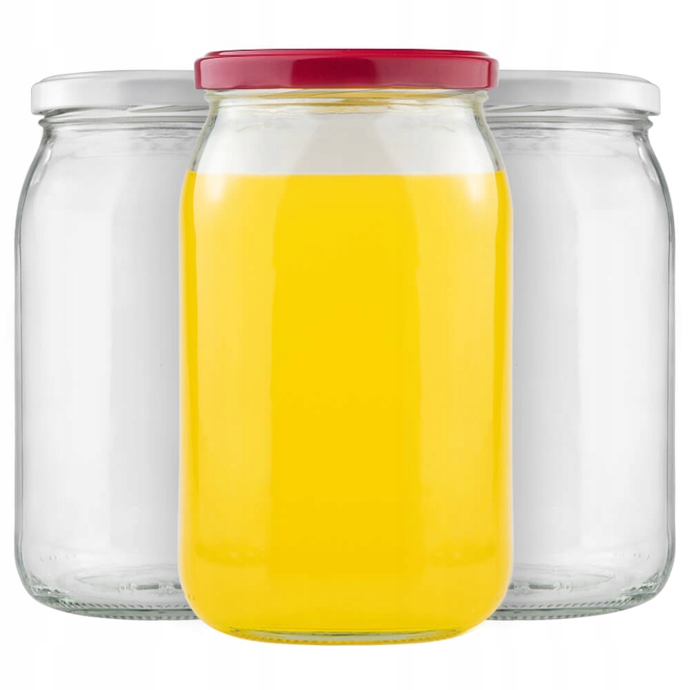 48x Słoik szklany 900ml SŁOIKI na MIÓD PRZETWORY OGÓRKI + WIECZKO FI82 Producent Bimberek