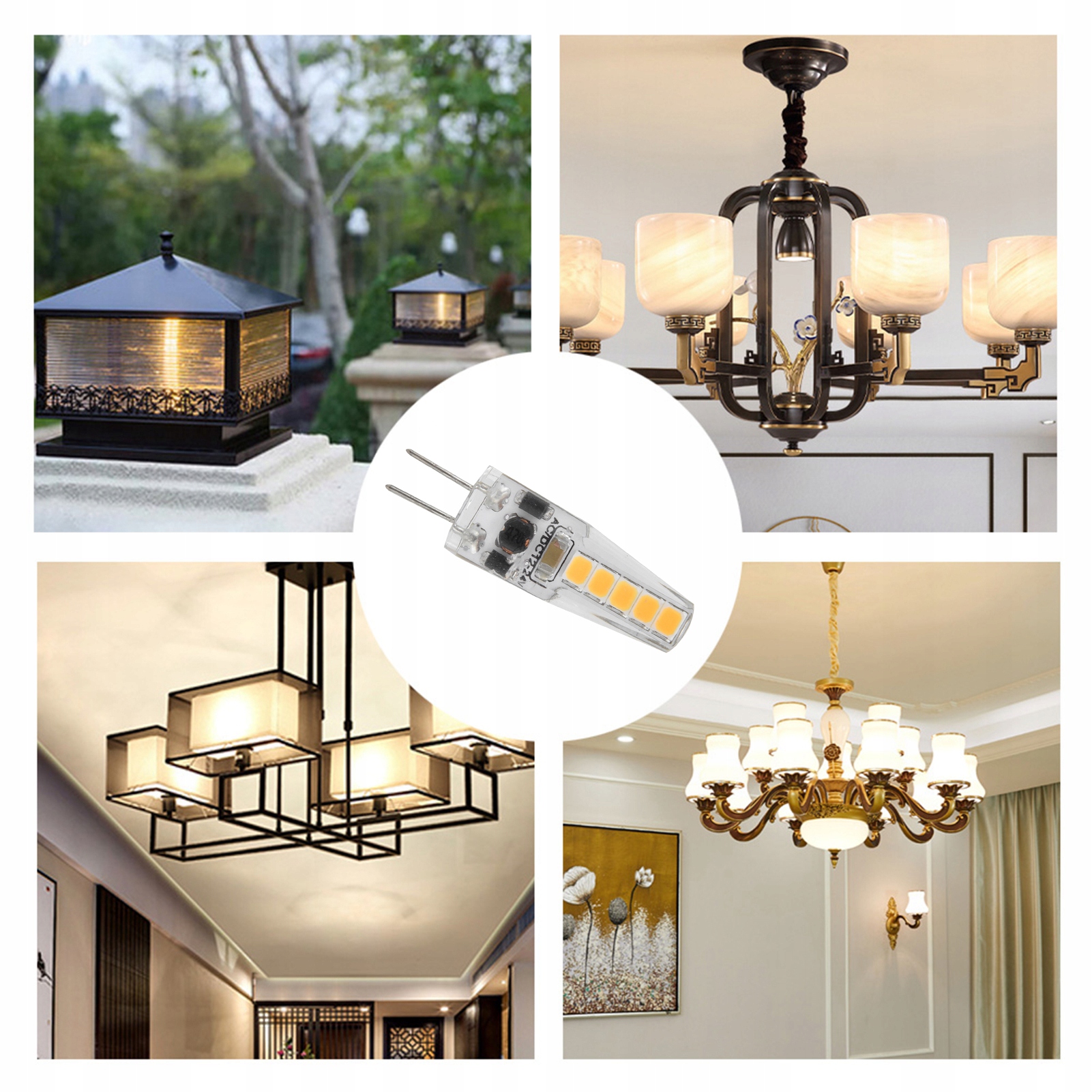 10 szt. ŻARÓWKA LED G4 2W AC 12V-24V CIEPŁ Marka inna