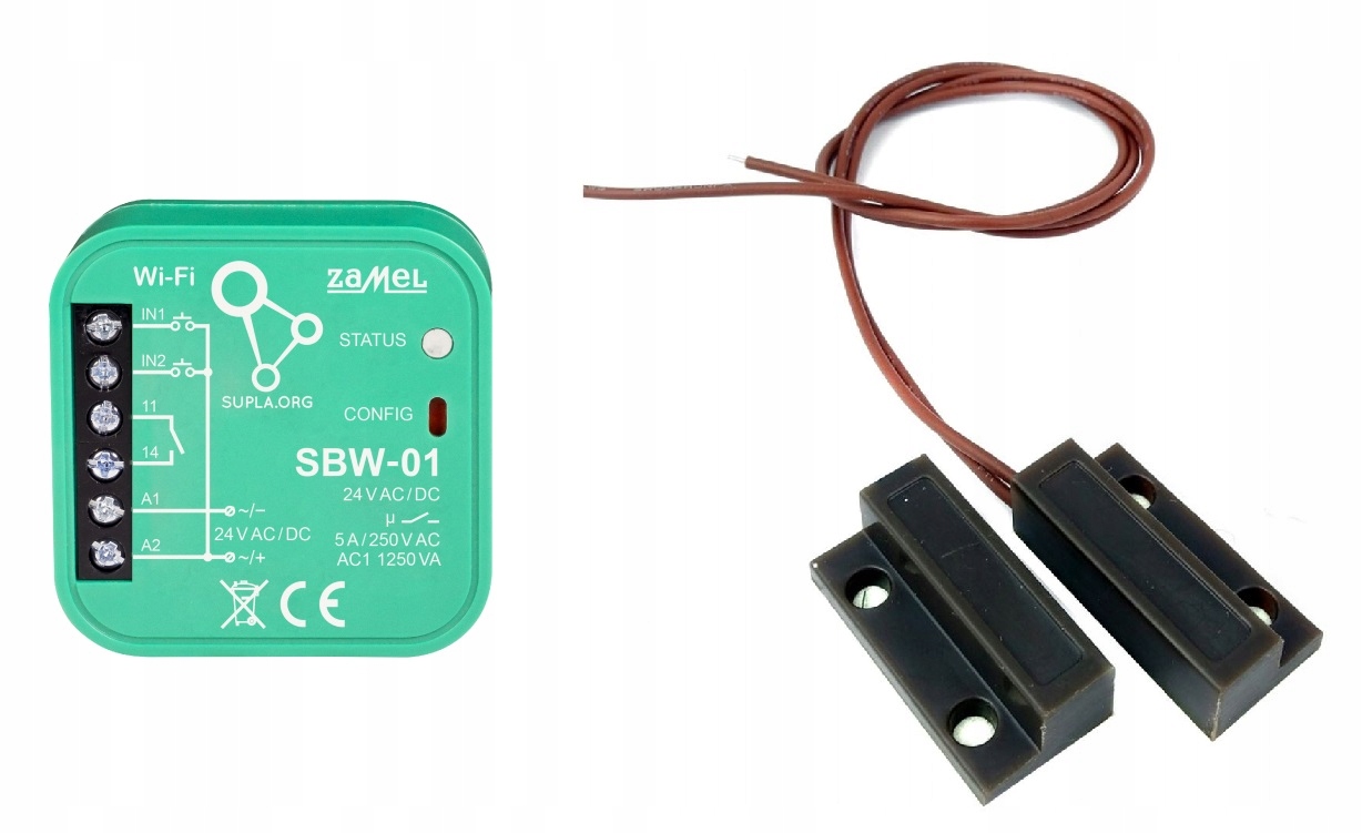 Ovladač brány Zamel Supla SBW-01 senzor zavření brány