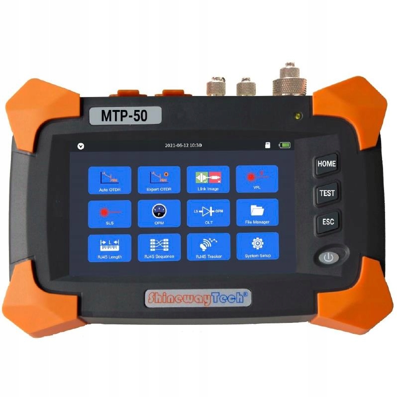 Měřicí platforma Otdr Reflektometr 10v1 1650nm Live Ethernet