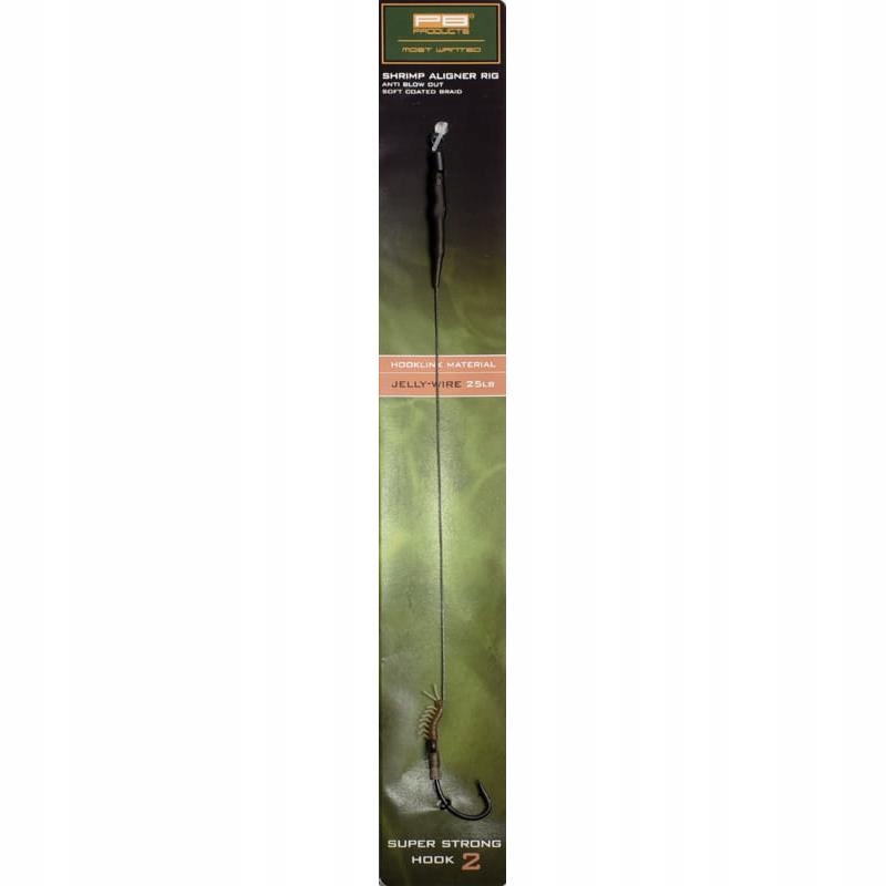 Pb Products Shrimp Aligner Rig Soft size 4 gotowy przypon karpiowy
