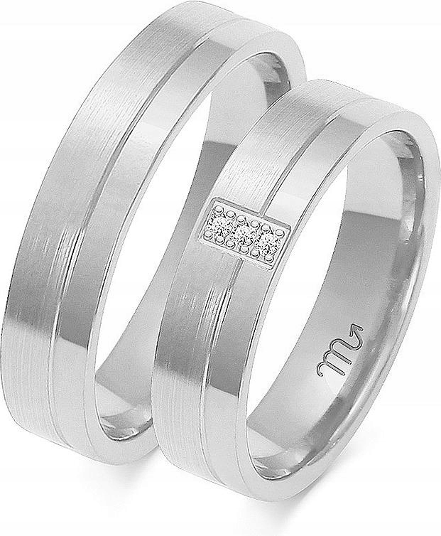 Zlatý snubní prsten s gravírováním 585, 8 9 10, elegance, kolekce 14K