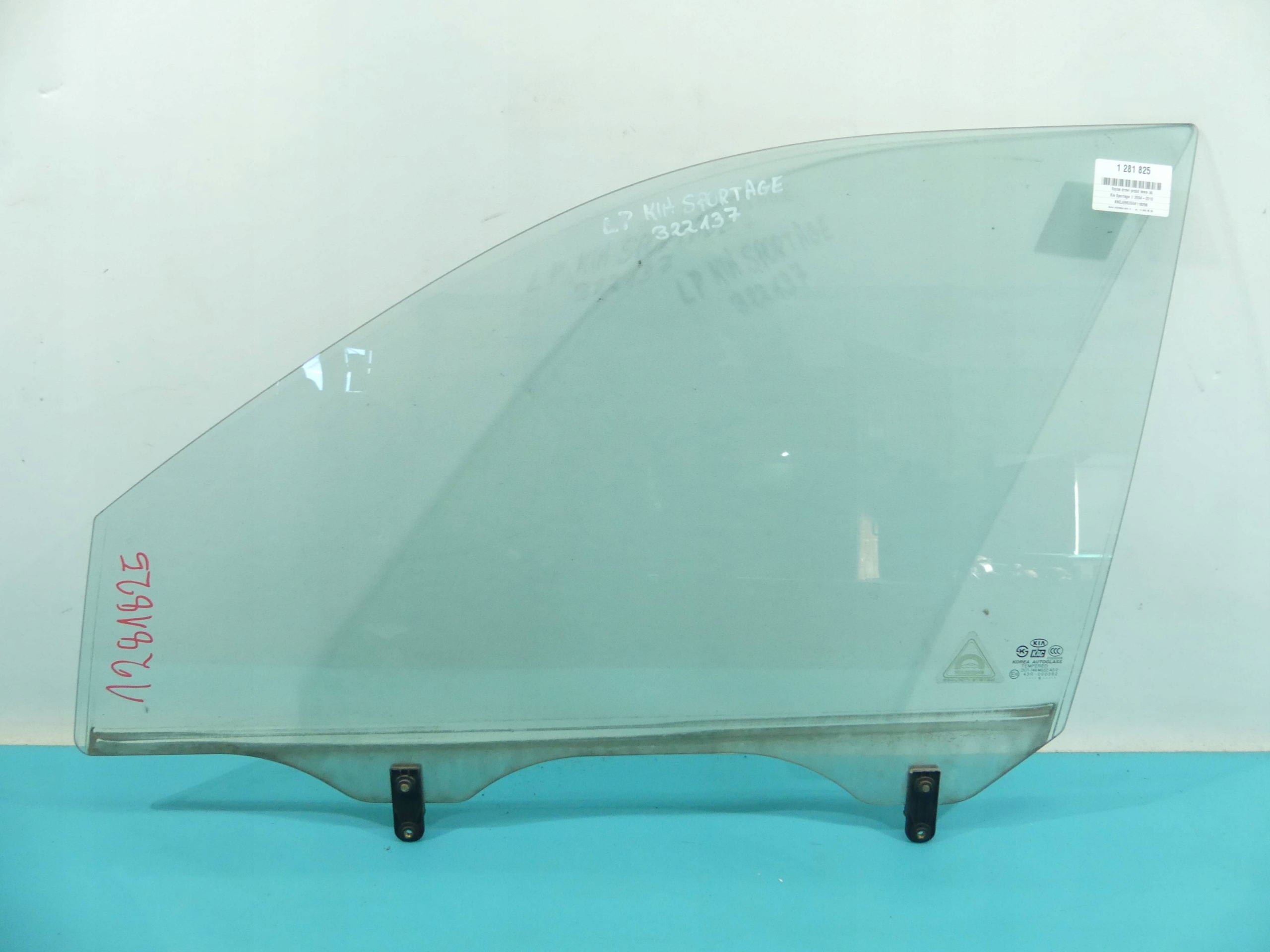 SZYBA DRZWI PRZÓD LEWA KIA SPORTAGE II 05R