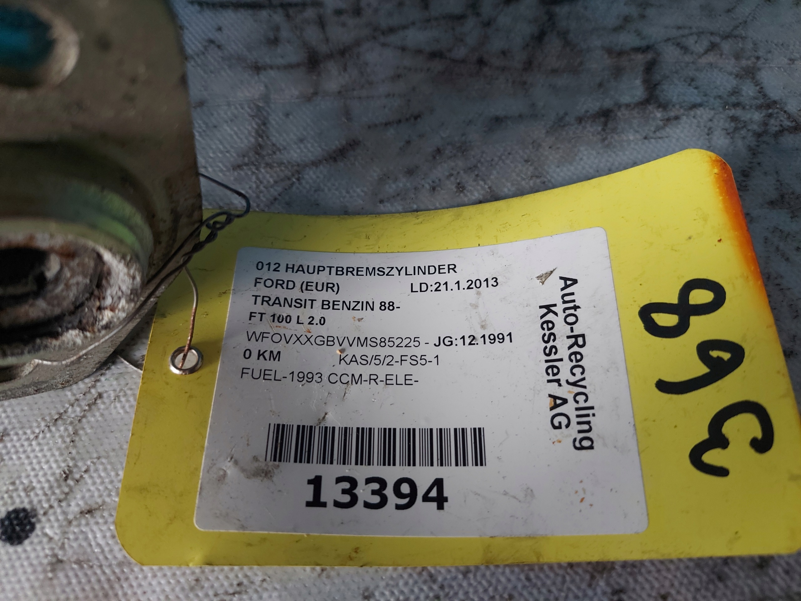 Servofreno FORD TRANSIT 1991R 2.0 B 311728