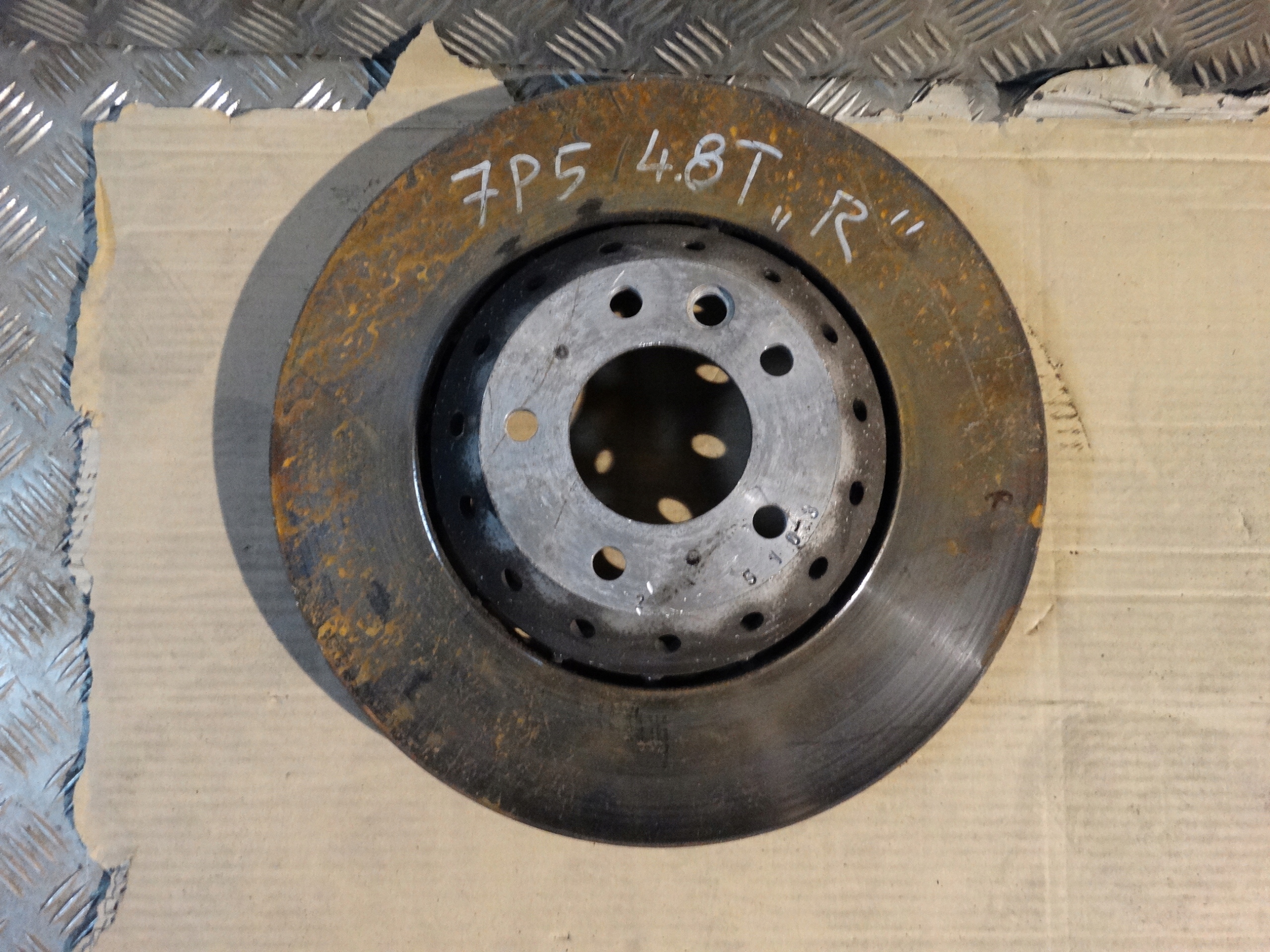 disc front right PORSCHE CAYENNE 7P TURBO 1