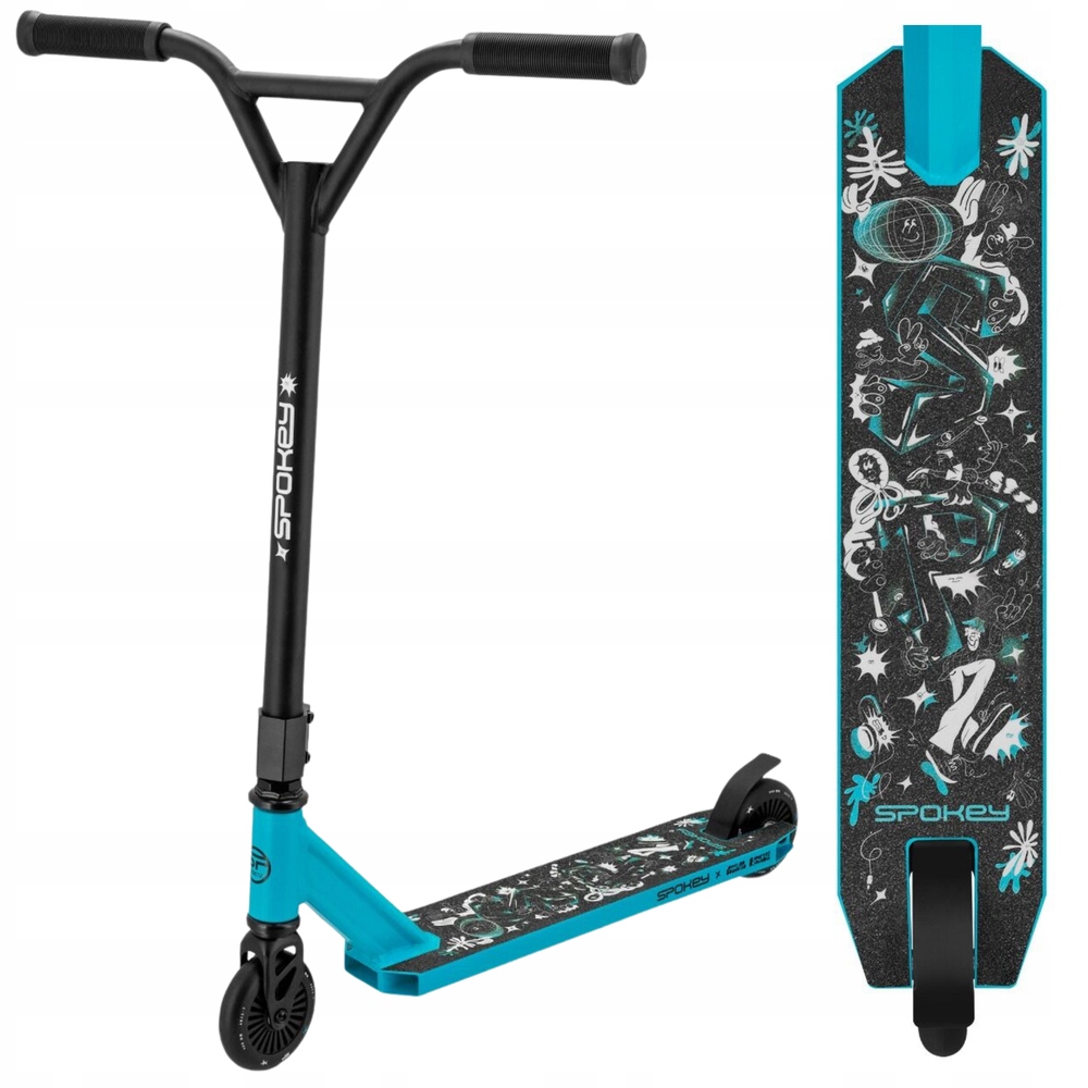 Freestyle Koloběžka Stunt pro triky Freestyle Mládežnická kolečka 100 mm