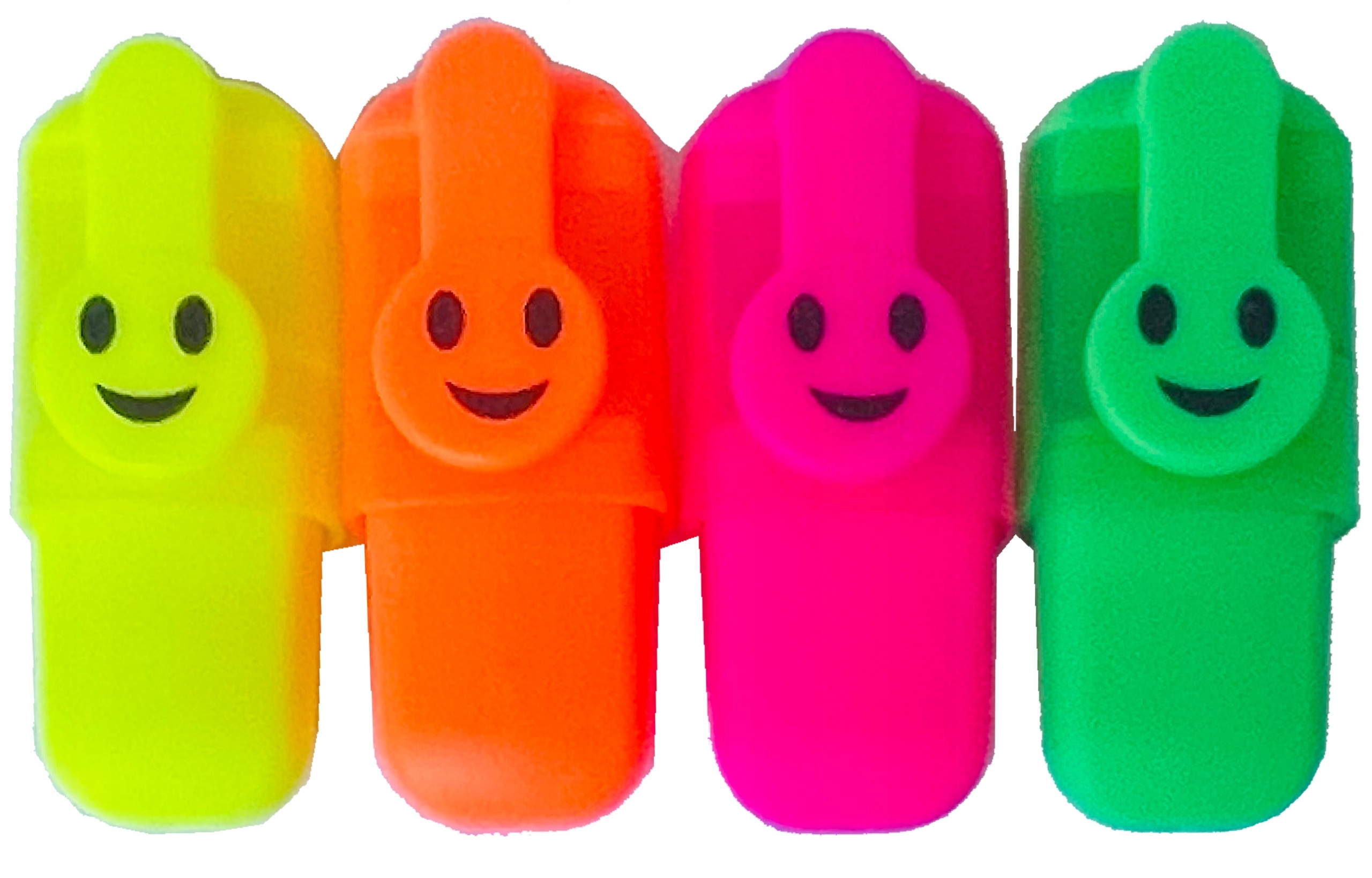 MINI MARKERY REXUS FLUO ZAKREŚLACZE BUŹKI 4 KOLORY Kod producenta 111015