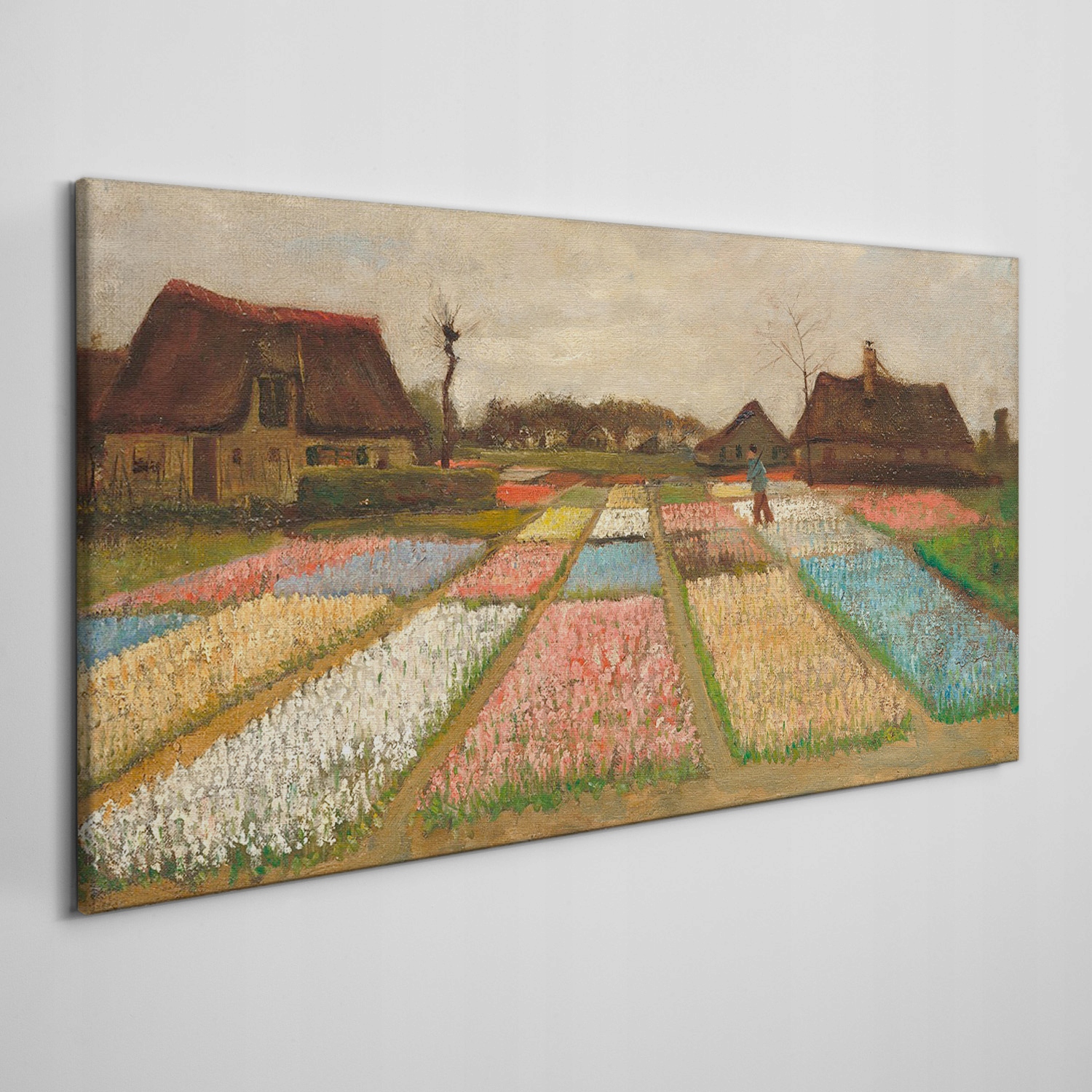

Obraz na płótnie Bulb fields Van Gogh 100x50 cm