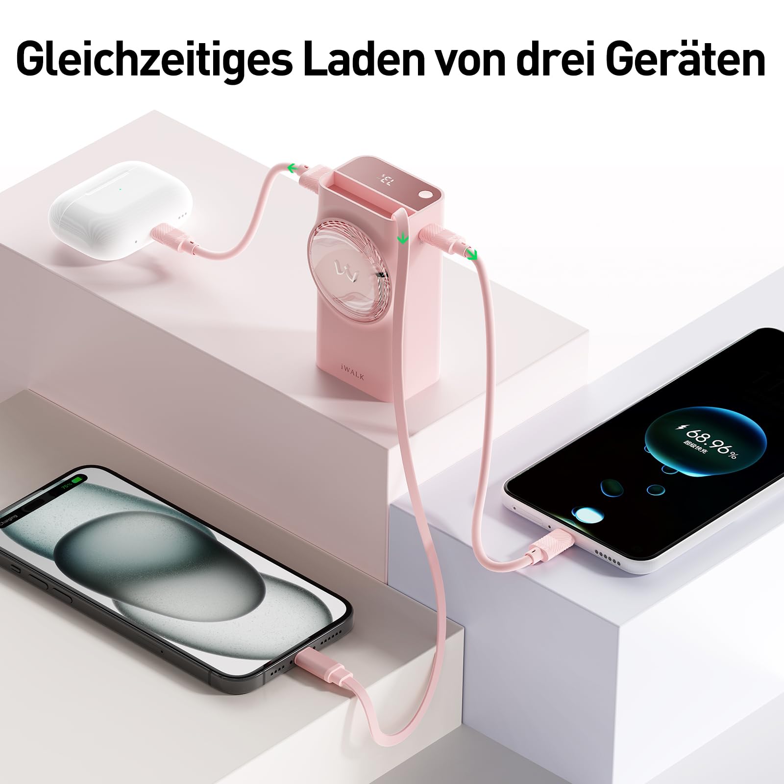 IWALK Powerbank 10000mAh 30W USB-C Dla iPhone Samsung Android iPad — miniatura 5