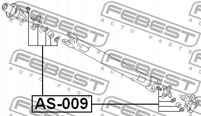 PRZEGUB WAŁU NAPĘDOWEGO AS-009 FEBEST HYUNDAI Stan opakowania oryginalne