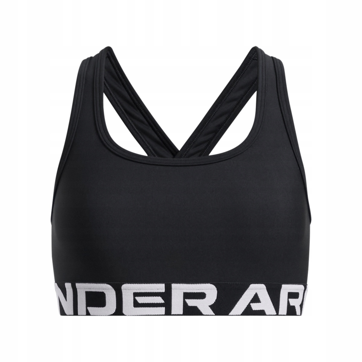 Under Armour top dziecięcy czarny poliamid