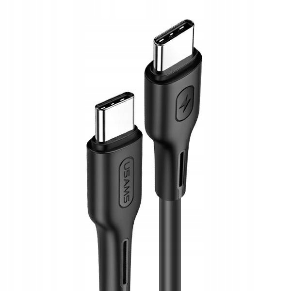 Usams Kabel U43 Usb-c 100W Pd 5A 1,2m czarny SJ459USB01