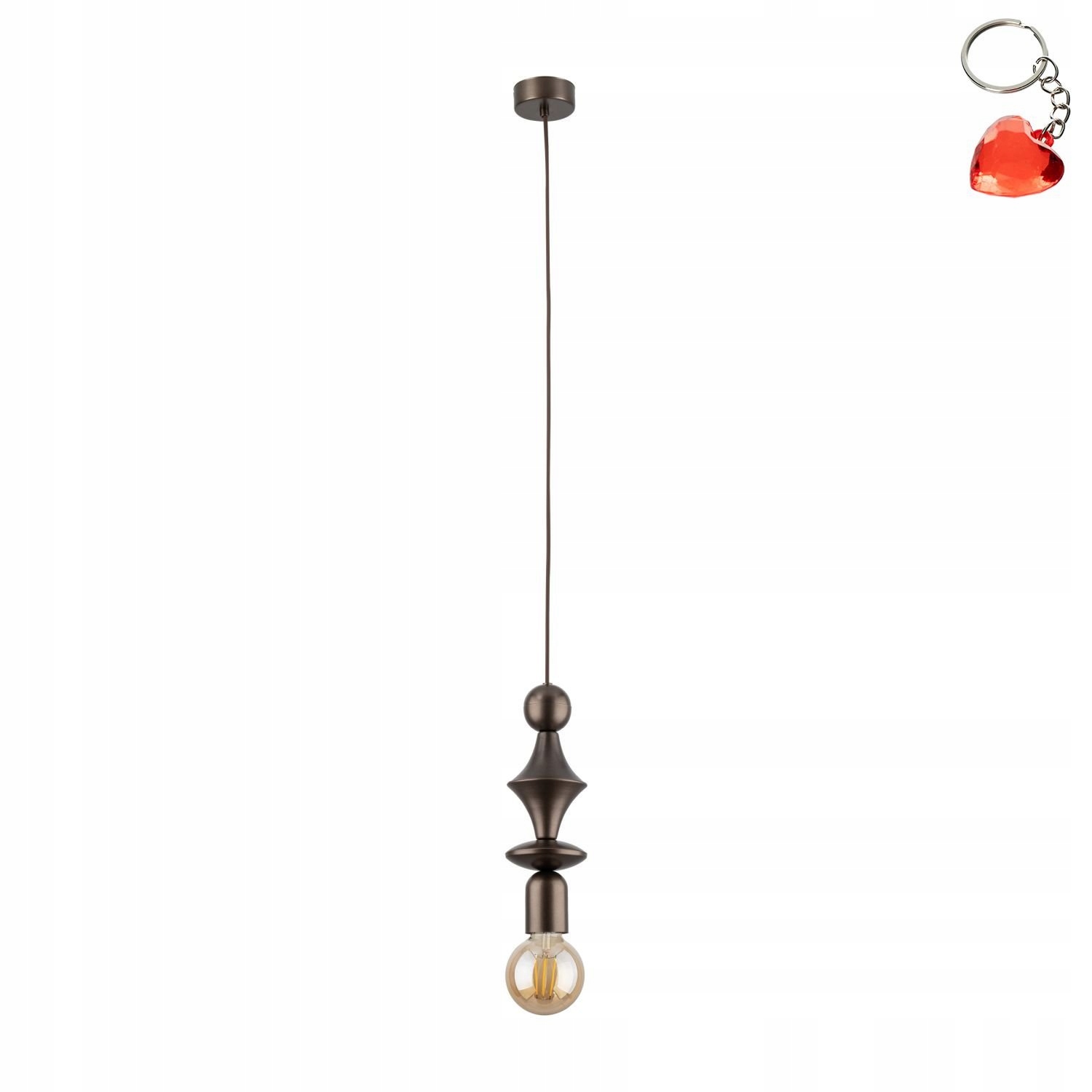 Závěsná lampa Tower Brown 10703 Tk Lighting