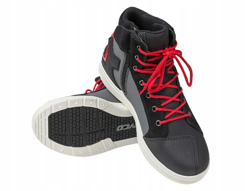 

Obuwie motocyklowe Scoyco trampki red-black r.43