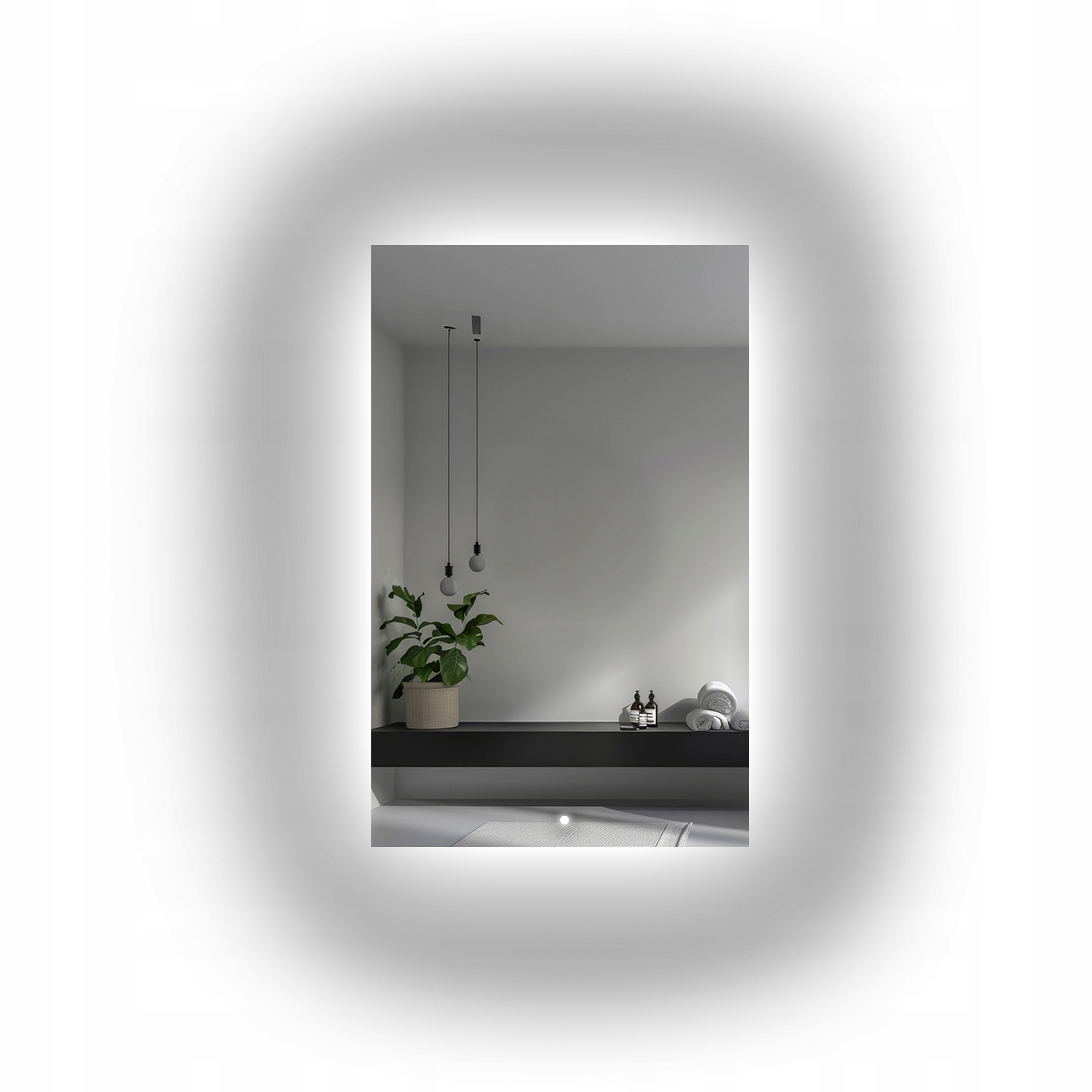 Zrcadlo s podsvícením Agis Led 50x120 do koupelny