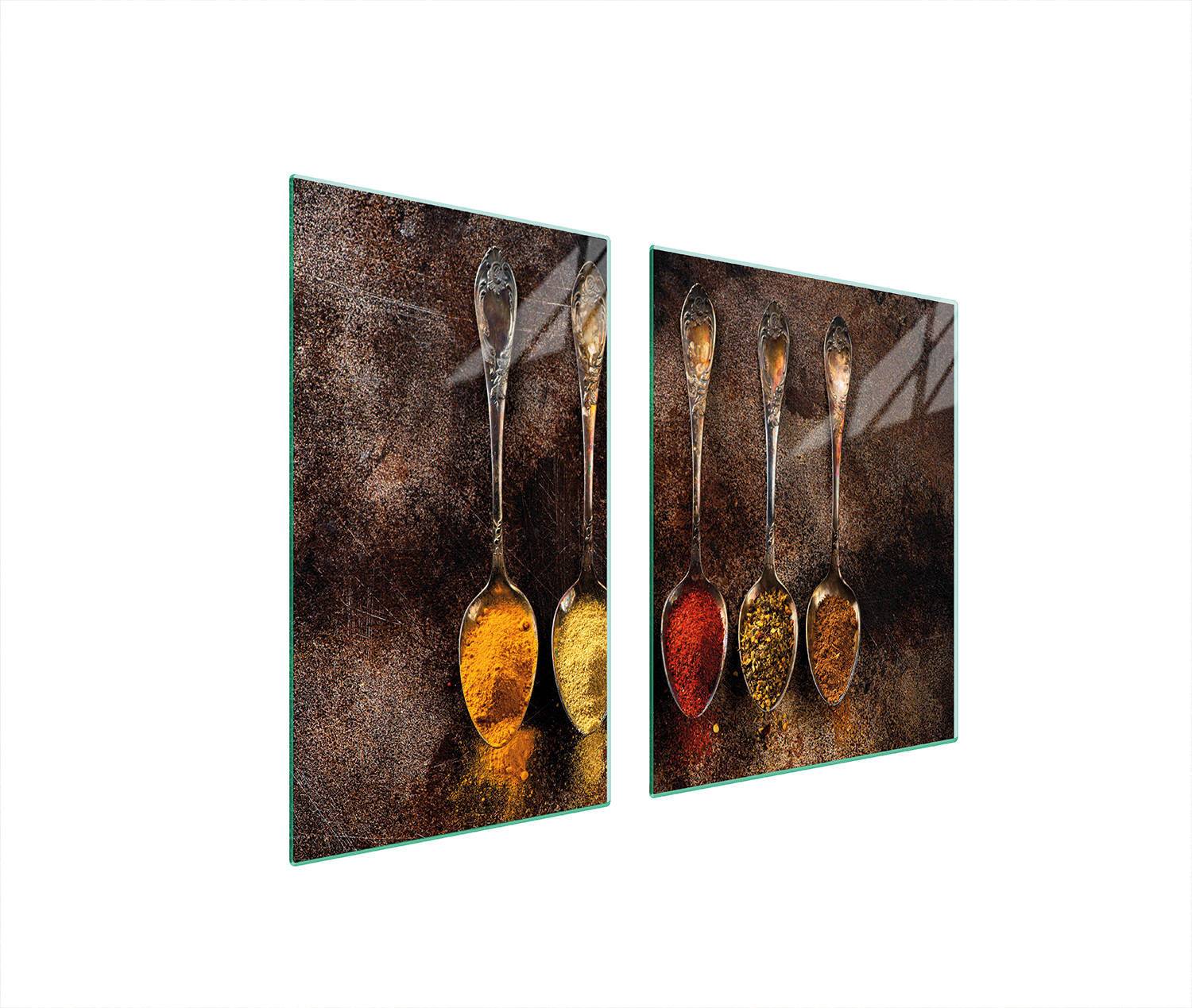 Skleněná Deska a Prkénko Na Krájení 100x52 Koření Tvrzené Sklo