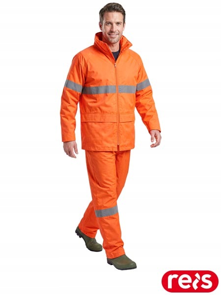 Reis Komplet przeciwdeszczowy Pcv Kpl-rainer pomarańczowy, r. 3XL