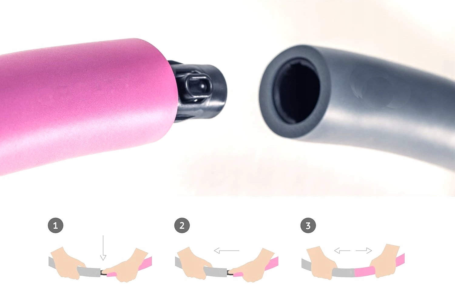 HULA HOP PIANKOWE ODCHUDZAJĄCE MASAŻER SKŁADANE 100cm EAN (GTIN) 5903857439847