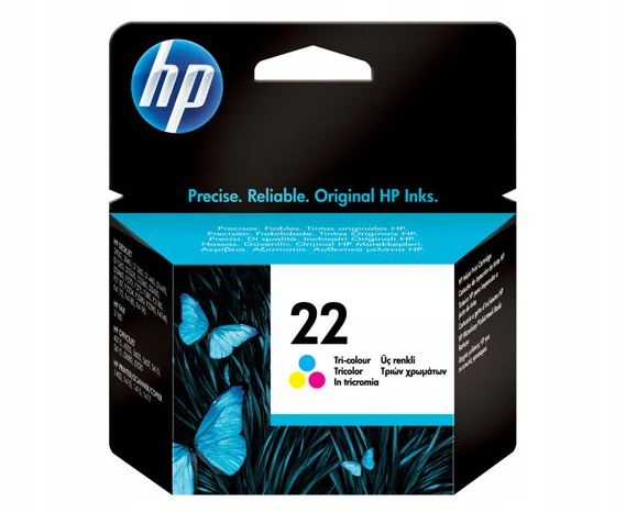 Inkoust Hp 22 C9352AE 5 ml Cmy Originál tříbarevný d1530 d2360 3910