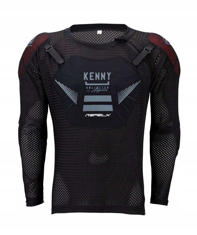 Kenny Racing Buzer Body Protector Mtb Reflex Na Siatce Black M