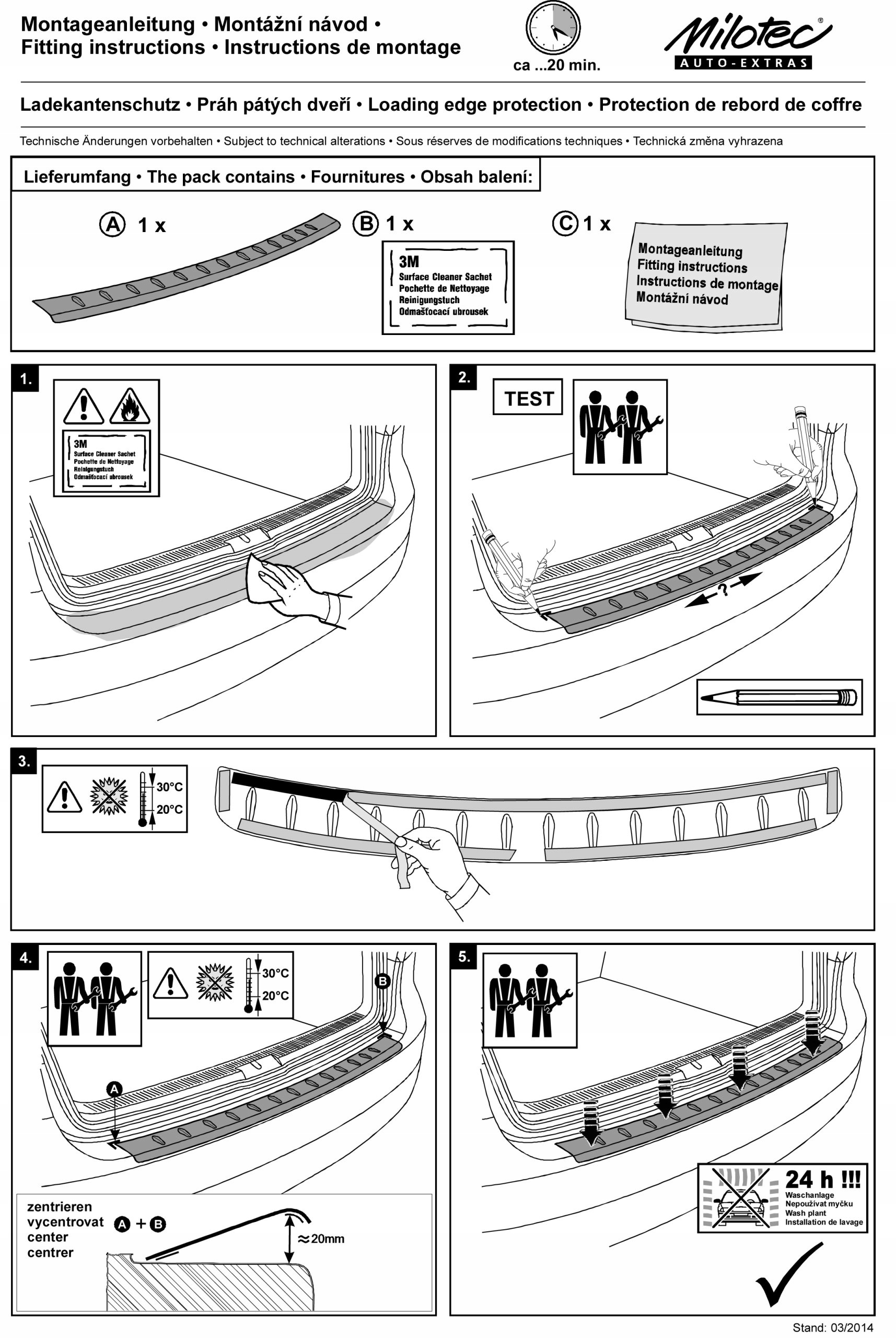 Nakładka na zderzak Skoda Octavia IV 2020- Combi,+ Producent inny