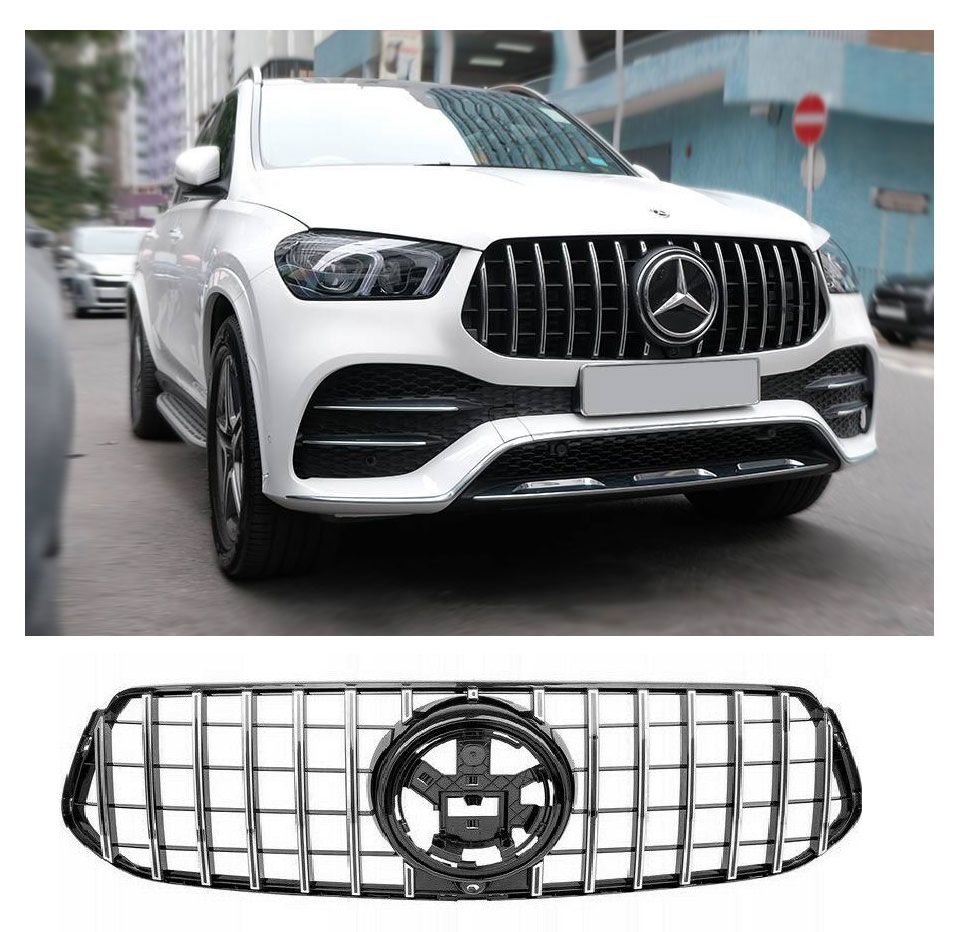 ATRAPA GRILL MERCEDES GLE W167 V167 AMG GT PANAMERICANA CHROM NOWA
