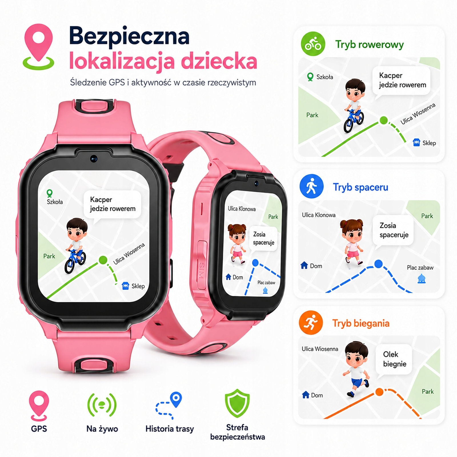 Chytré Hodinky Hodinky Pro Děti 4G Lte Telefon Video Hovory Gps Sms Kamera