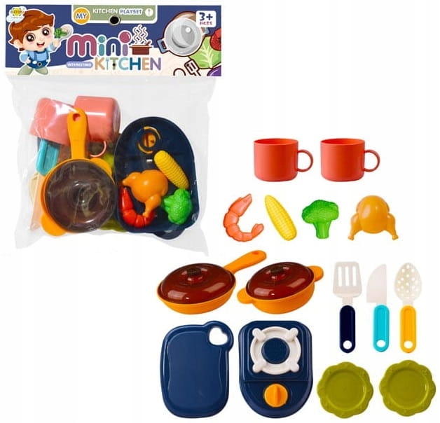 

Zestaw Kuchenny Kuchenka Garnki Produkty Kuchnia