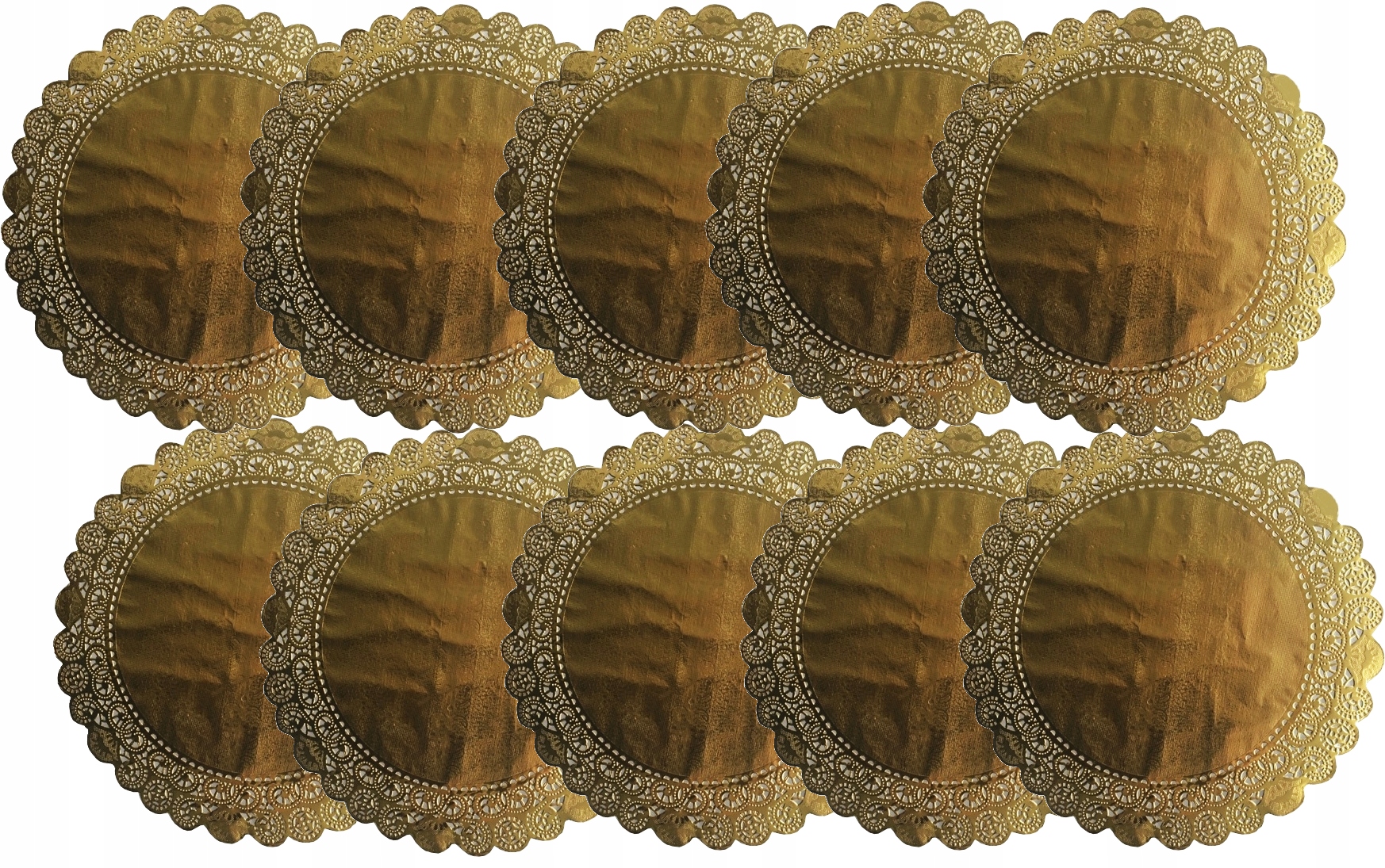 

20szt__ZŁOTE serwetki pod talerz 36cm podkładki