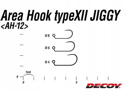 DECOY AH-12 AREA HOOK type XII Jiggy barbless 6 Marka Decoy