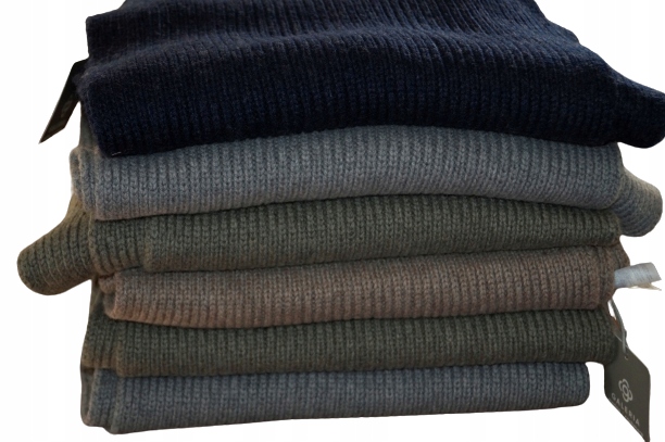 Galerie Cashmere 90% merino vlna 10% kašmír nadýchaný modrý šátek Nový