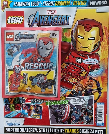Lego AVENGERS 6/2022 +RESCUE + DRON + sh665 - 24221