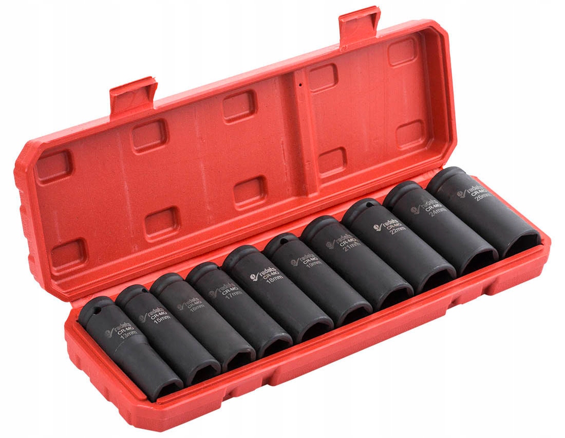 

Zestaw Nasadek 10 szt Długie Udarowe 13-26 mm 1/2