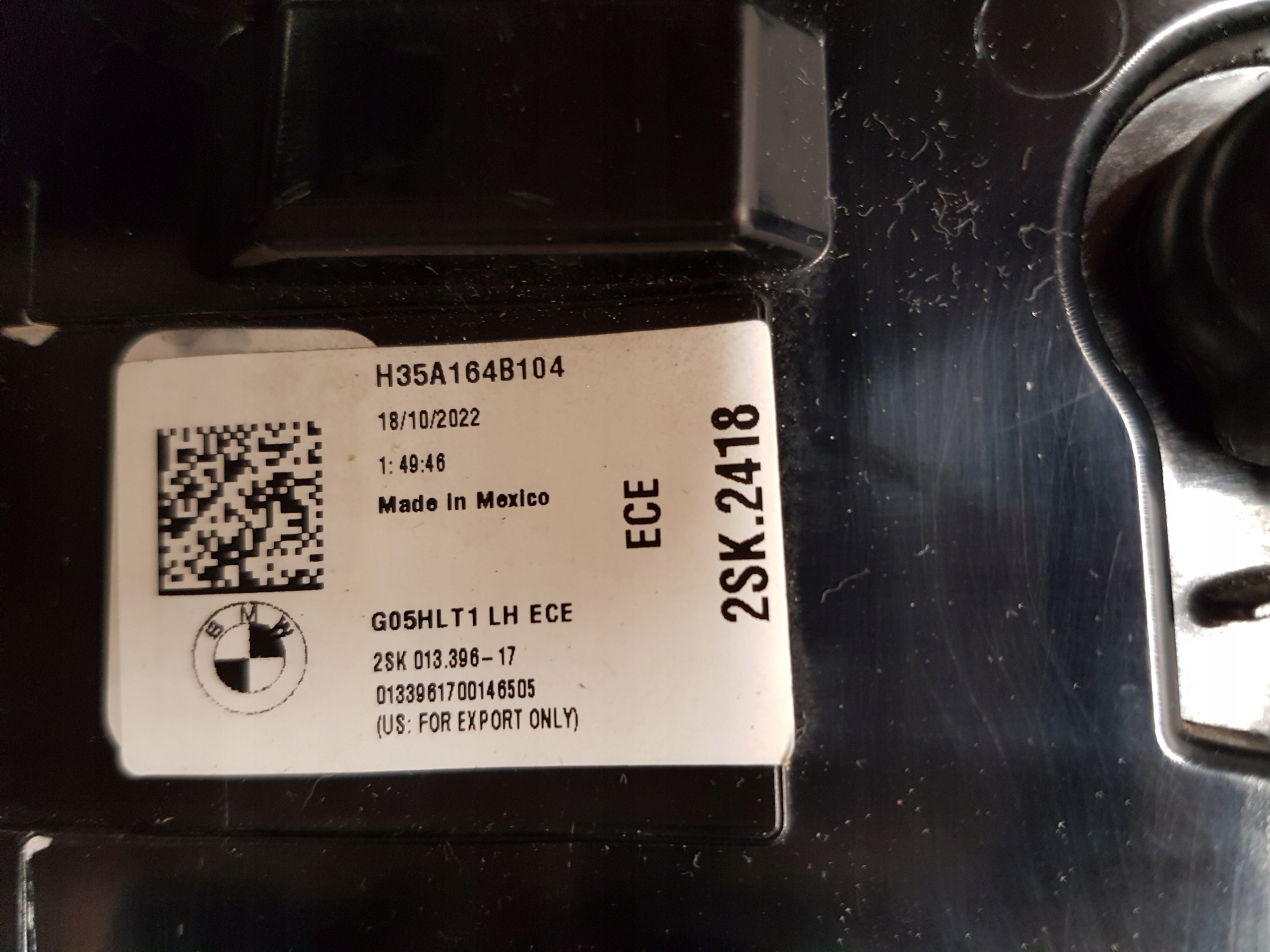 BMW X5 G05 фонарь левый led