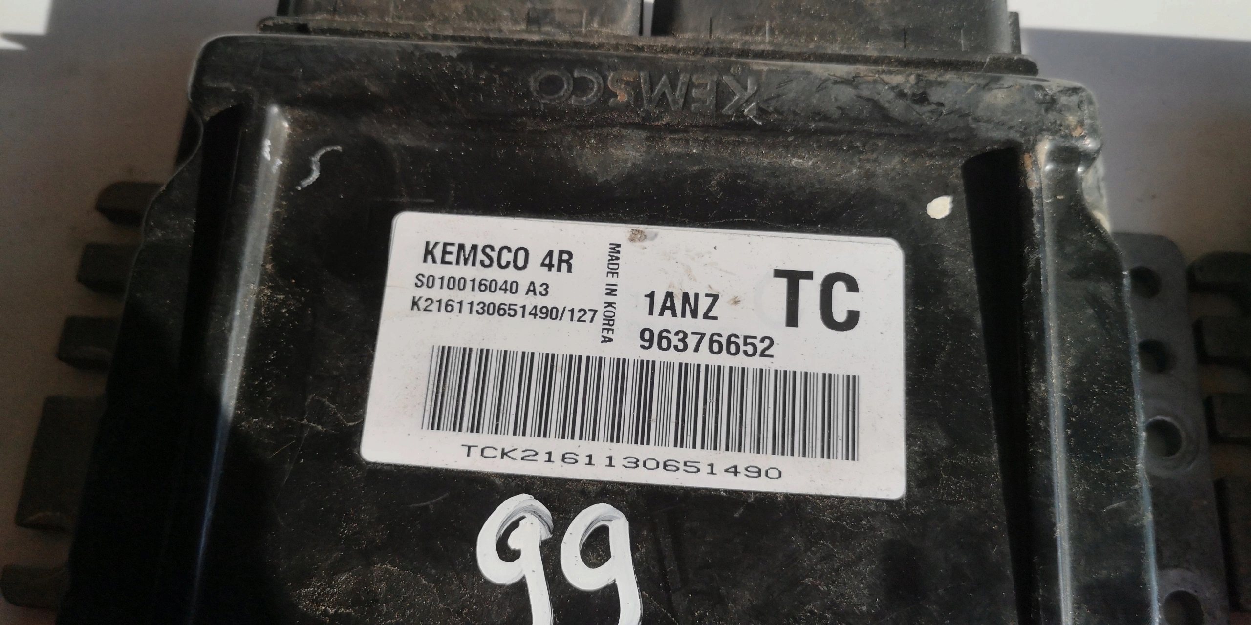computer ECU CHEVROLET 96376652 original