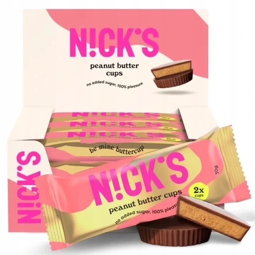 Sušenky Nicks Peanut Butter Cups Sada 12 kusů x 30 g