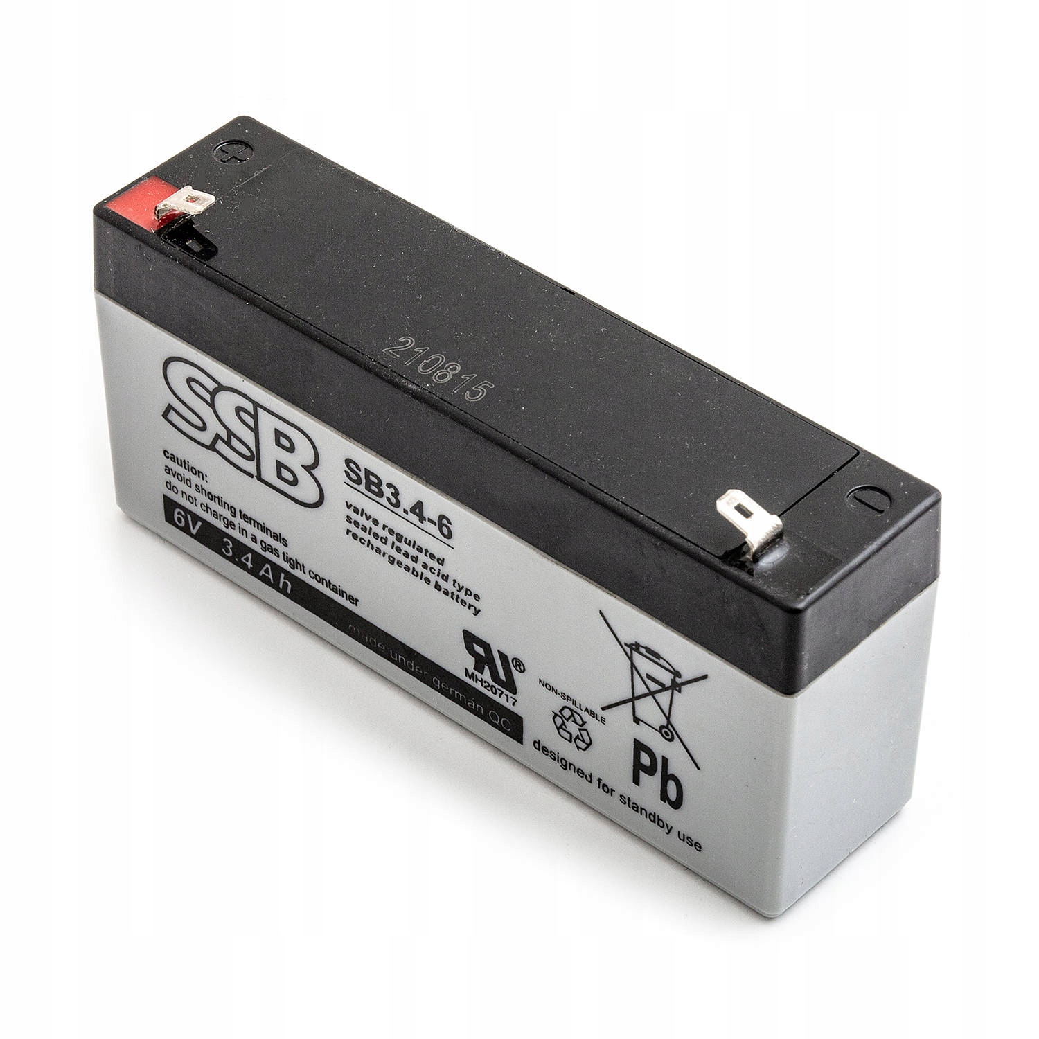 

Akumulator Ssb Sb 3,4-6 6V 3,4Ah F1 Agm