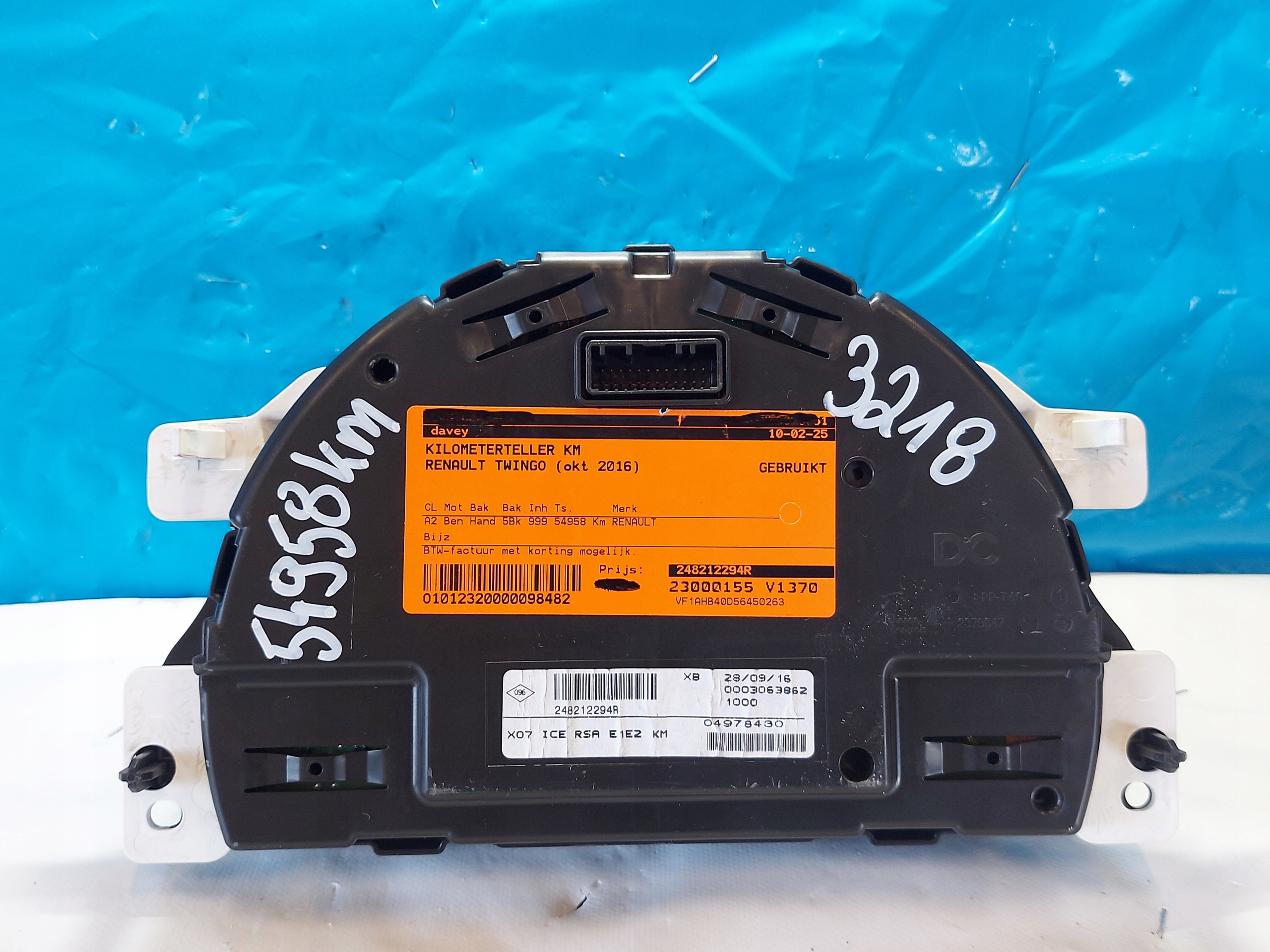 dials clock RENAULT TWINGO III 2016r 1.0 B 248212294R