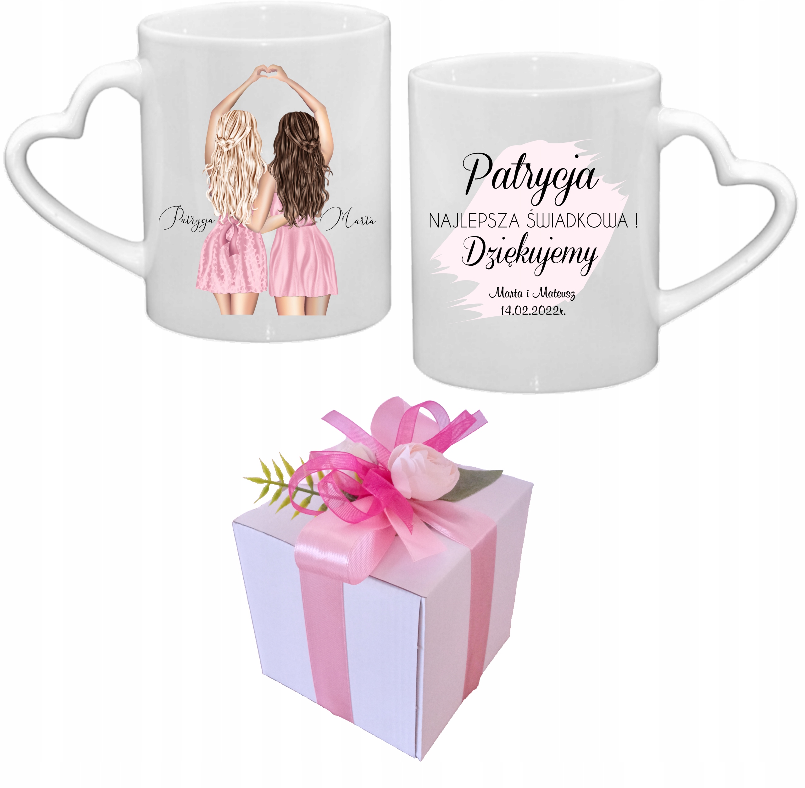 

Podziękowanie dla świadkowej Kubek KBUD1