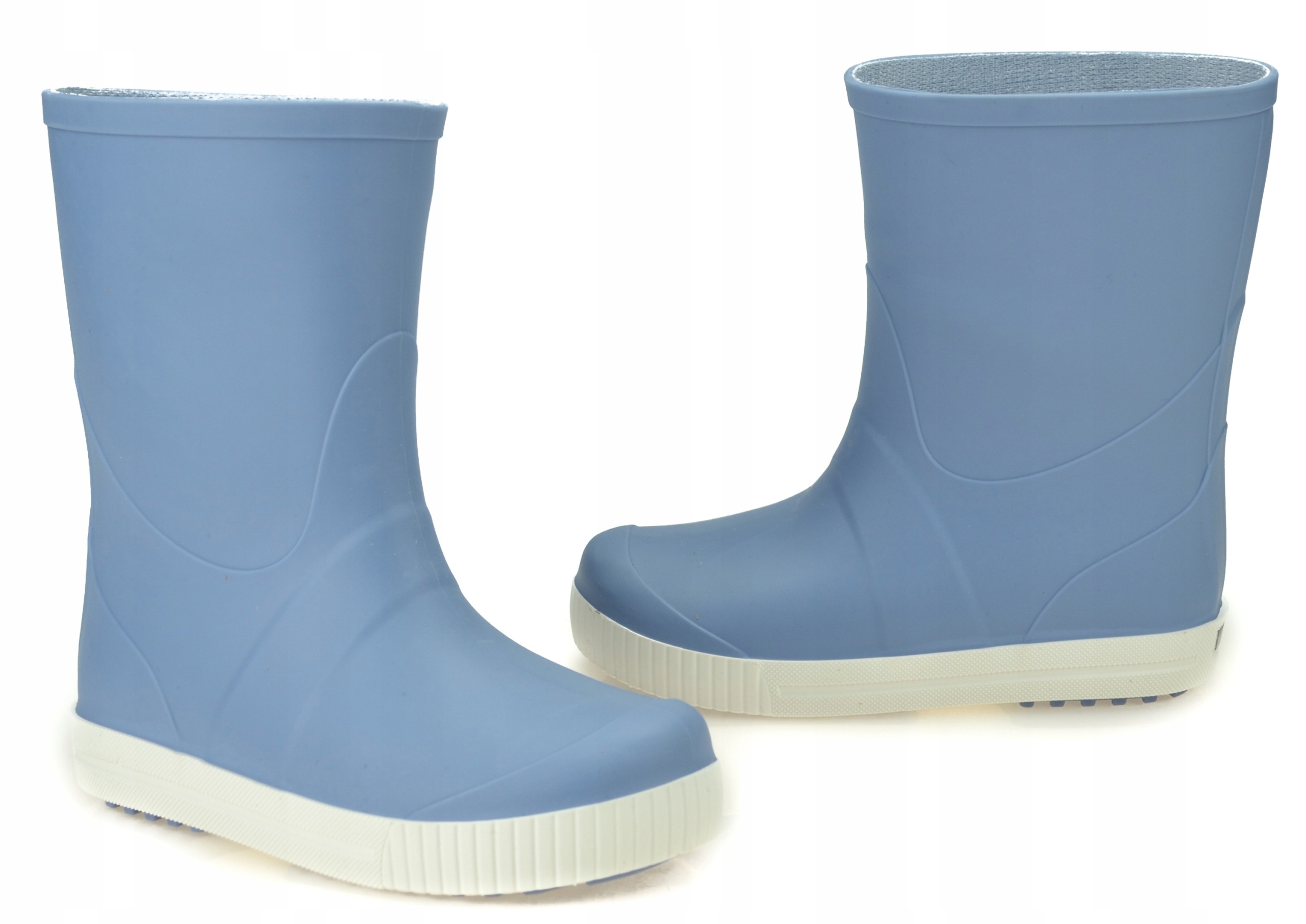 WAVE KALOSZE GUMOWCE ANTYPOŚLIZGOWE KOLOR JEANS kaloszki gumiaczki rozm. 36 Kolor niebieski