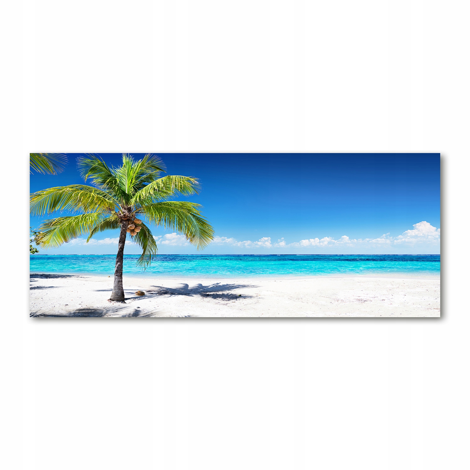 

Foto obraz szkło akryl Tropikalna plaża 125x50 cm