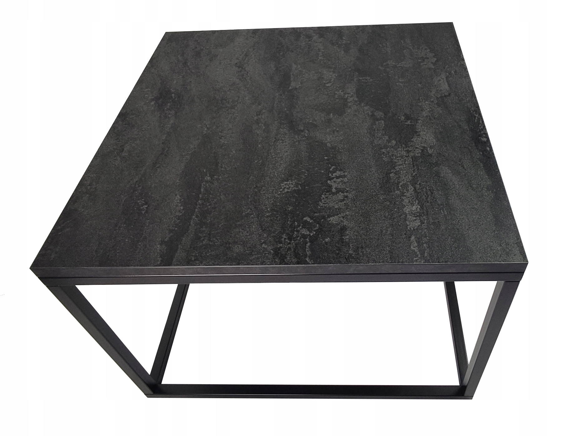 

Stolik kawowy loft metalowy Czarny Beton 90x55