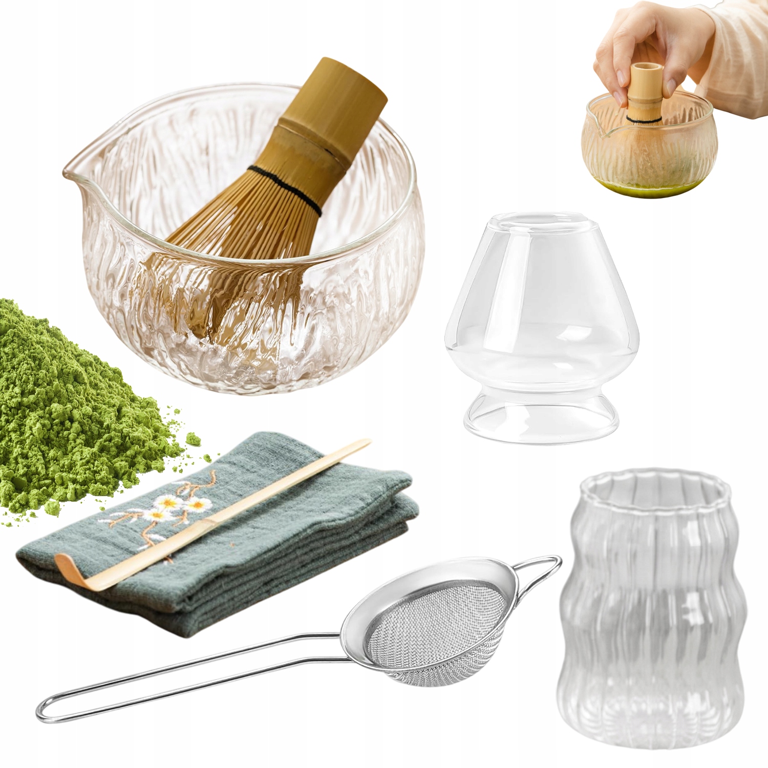 Levně Dárková Sada Na Čaj Matcha – Ideální Dárek – Vysoká Kvalita