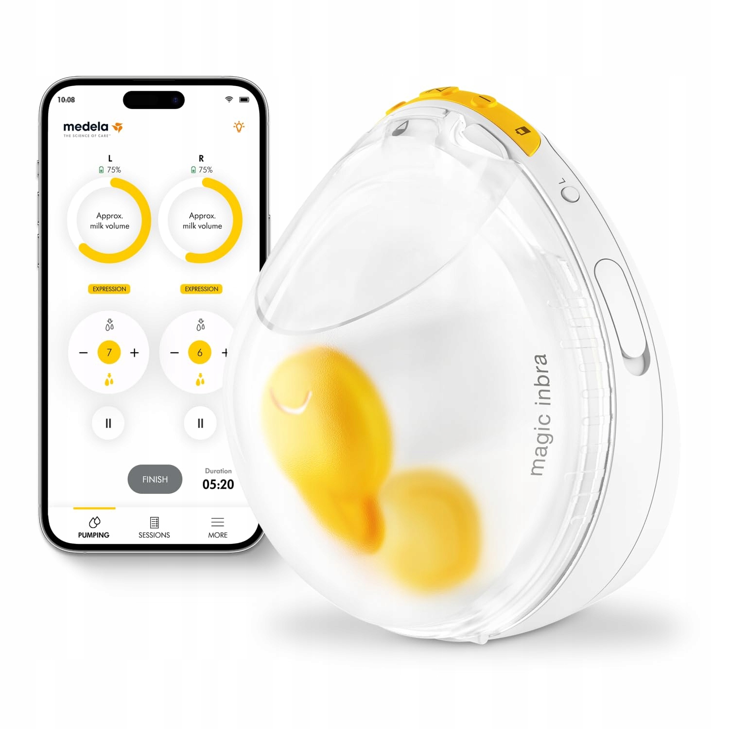 Medela Magic Laktator Muszlowy Hands-free Cichy Mobilny App