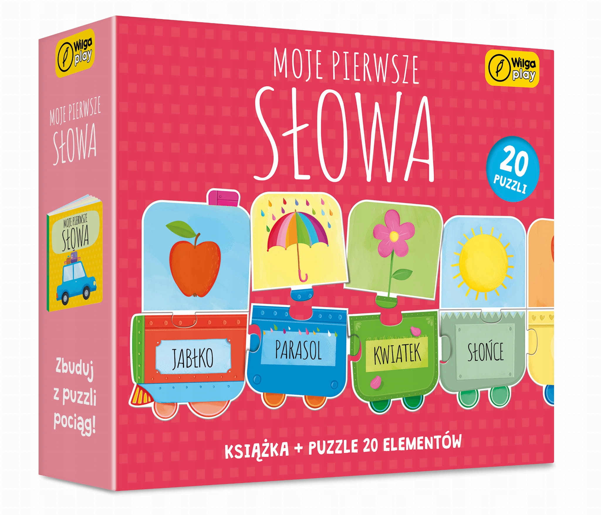 Książka i puzzle 20: Moje pierwsze słowa