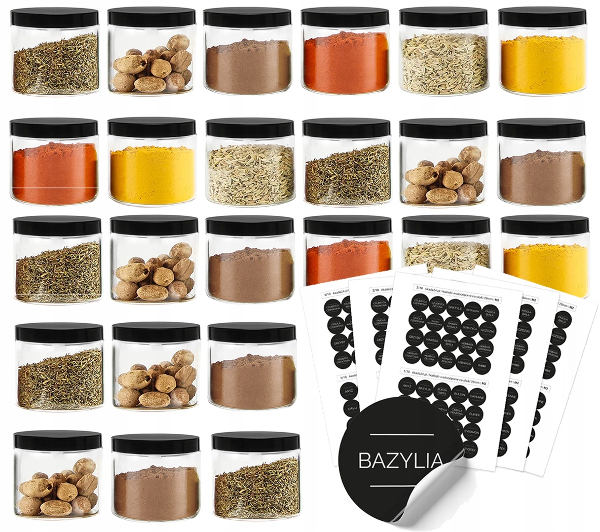 

Słoik pojemnik plastikowy przyprawy 200ml x24 M255