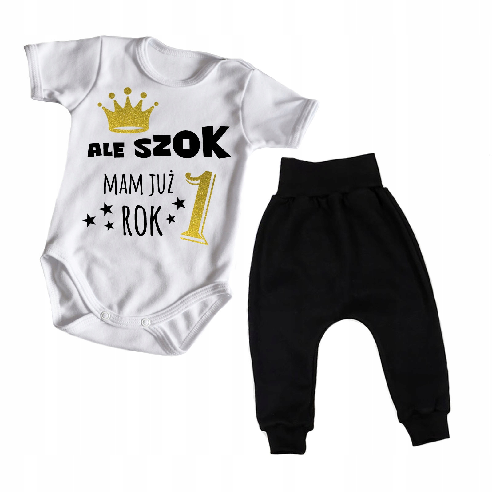 

Komplet Body + Spodnie – Ale szok mam już rok CZkr