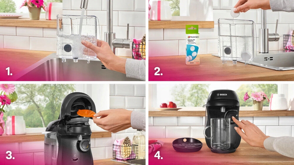 Ekspres BOSCH Tassimo Happy TAS1002N Moc 1400 W