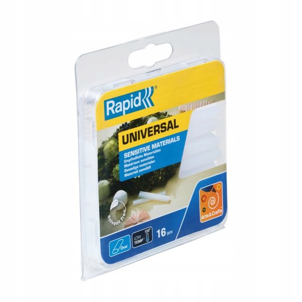 

Rapid Klej Przezroczysty 125g 16szt. Owalny 94mm