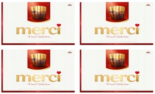 Levně 4x 400g Storck Merci velká bonboniéra čokolád